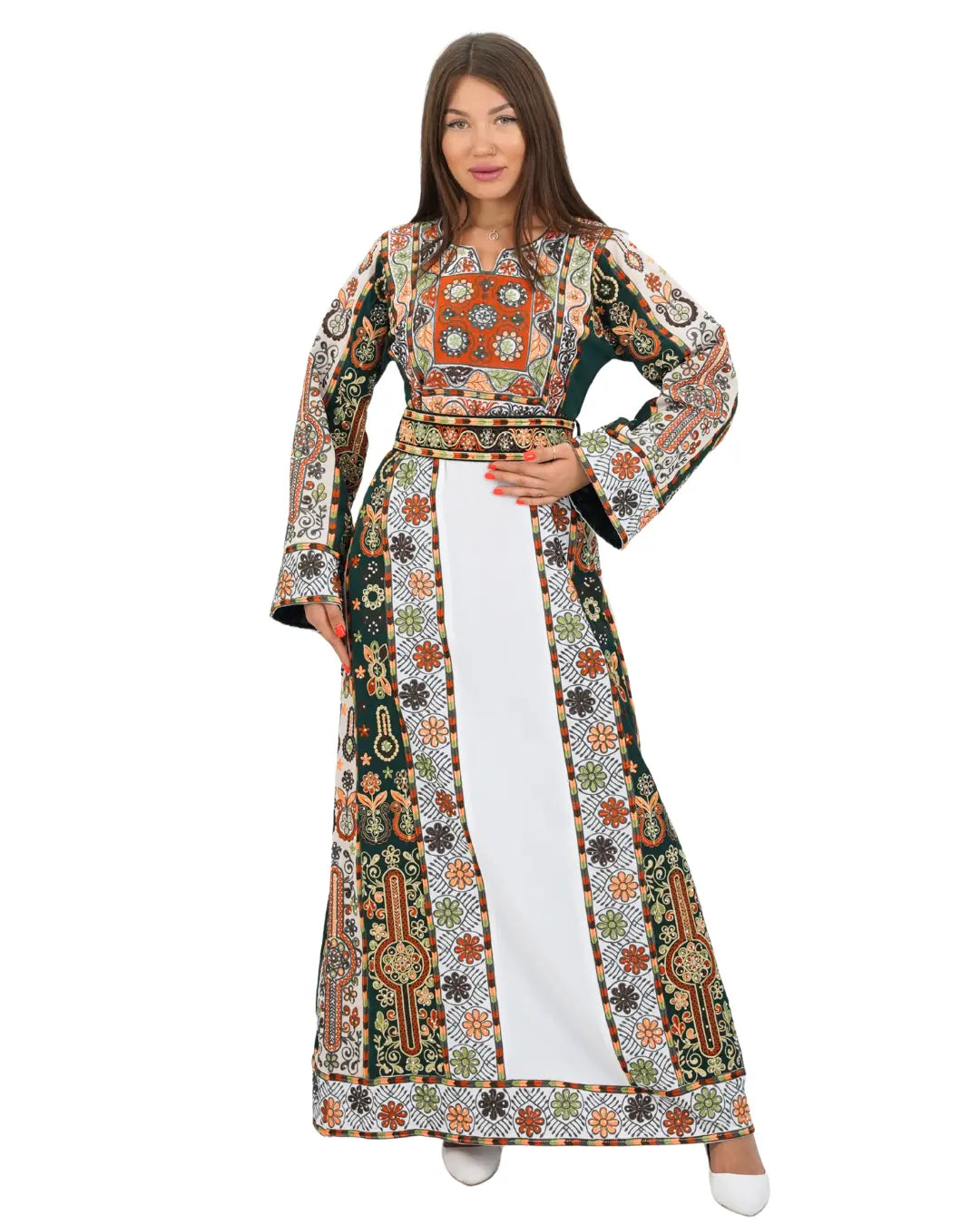 Olive Branches - High Quality Traditional Embroidered Palestinian Thob ...