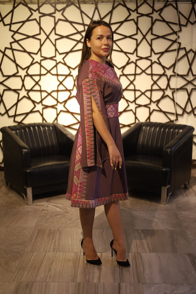 Sky Queen - Palestinian Style Inspired Aesthetic Short Dress