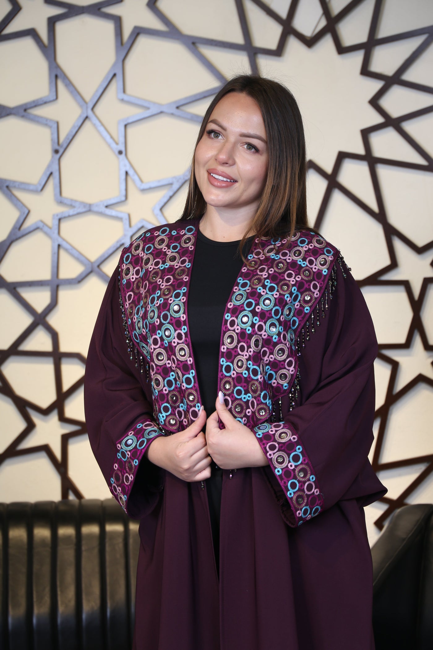 Free Size Embroidered Abaya- Palestinian style Abaya