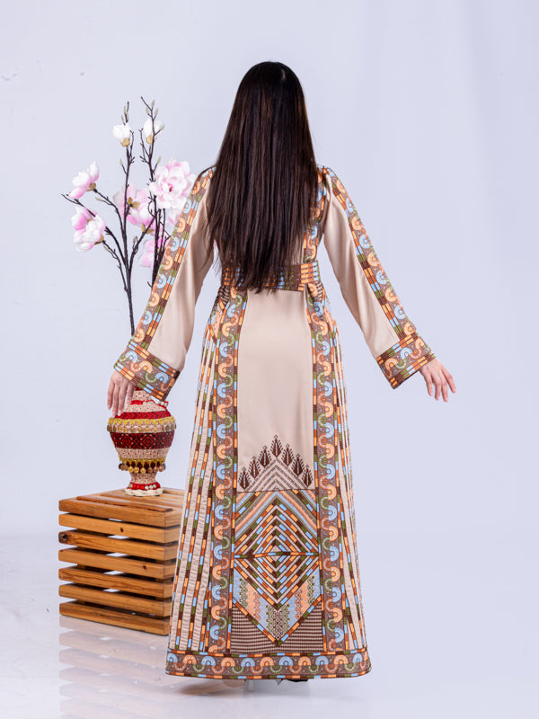 Heritage Of Safad - High Quality Traditional Embroidered Palestinian Thobe