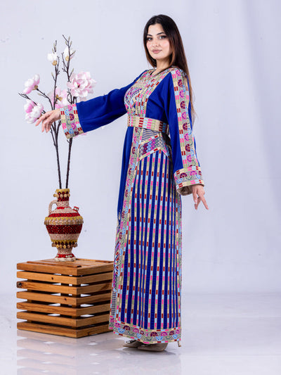 Heritage Of Safad - High Quality Traditional Embroidered Palestinian Thobe