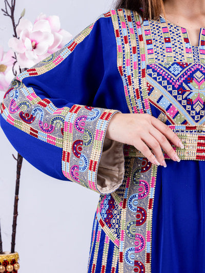 Heritage Of Safad - High Quality Traditional Embroidered Palestinian Thobe