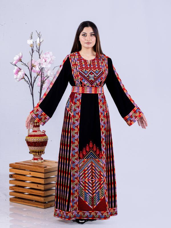 Heritage Of Safad - High Quality Traditional Embroidered Palestinian Thobe