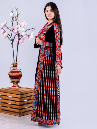 Heritage Of Safad - High Quality Traditional Embroidered Palestinian Thobe