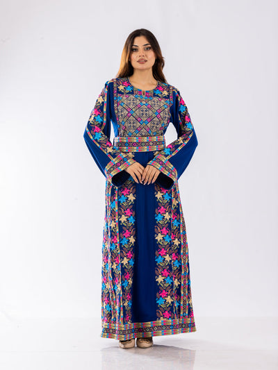 Crystal Of Akka - High Quality Traditional Embroidered Palestinian Thobe