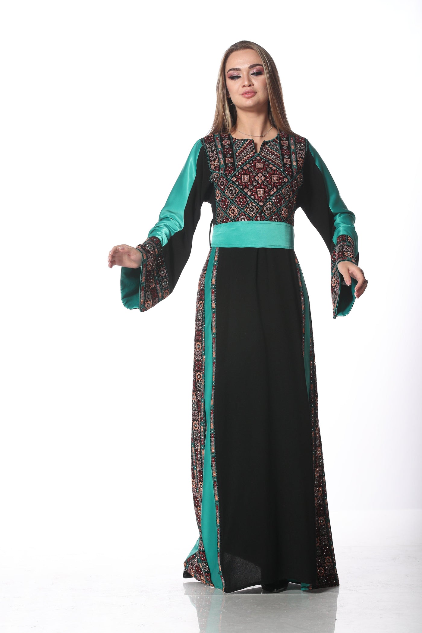 Grace Of Beit Jala - High Quality Embroidered Palestinian Thobe/Thob - JPK Traditions