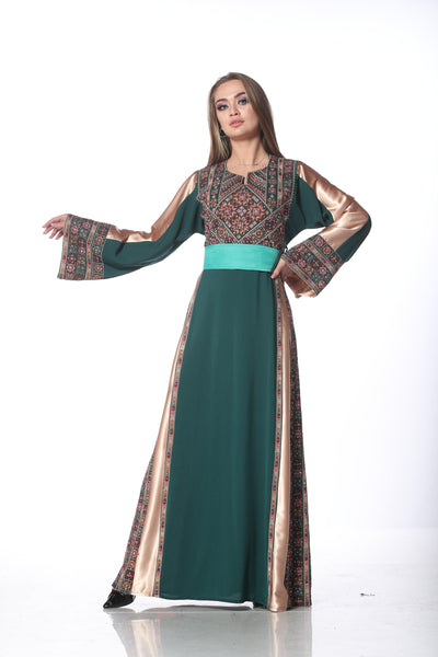 Grace Of Beit Jala - High Quality Embroidered Palestinian Thobe/Thob - JPK Traditions