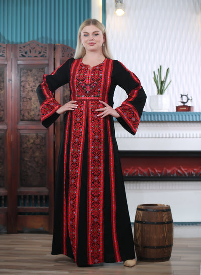 Pearl Of Beit Jala - Embroidered Palestinian style Thobe