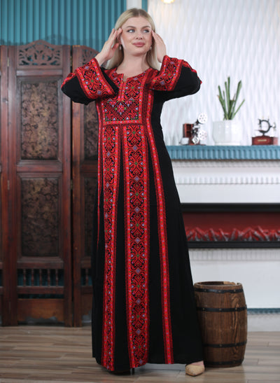 Pearl Of Beit Jala - Embroidered Palestinian style Thobe