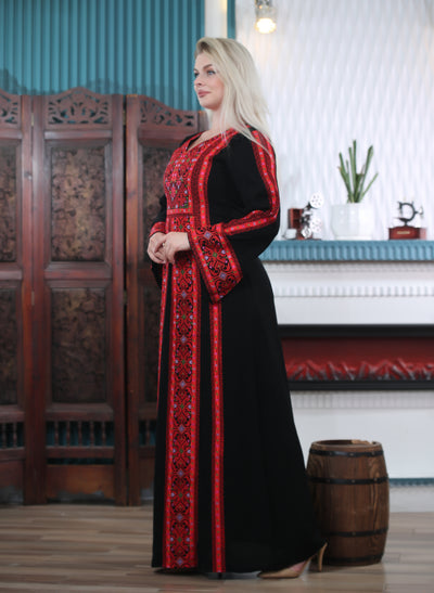 Pearl Of Beit Jala - Embroidered Palestinian style Thobe