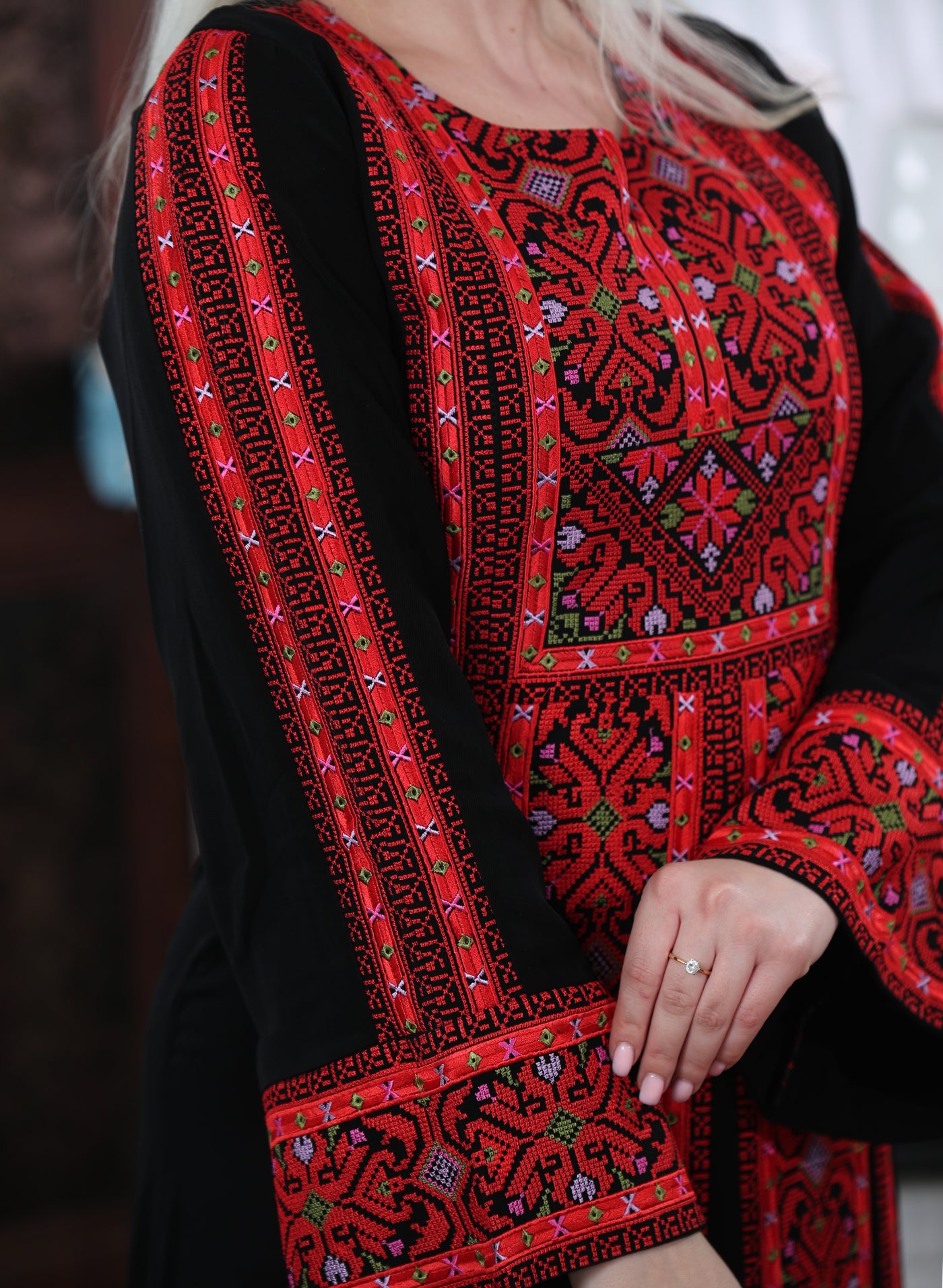 Pearl Of Beit Jala - Embroidered Palestinian style Thobe