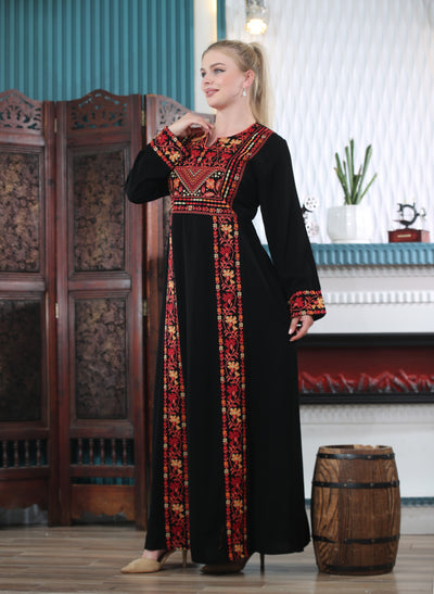 Grace Of Bethlehem - Embroidered Palestinian Thobe