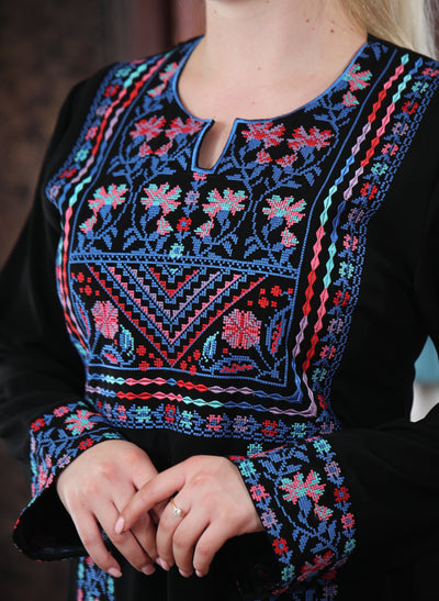 Grace Of Bethlehem - Embroidered Palestinian Thobe