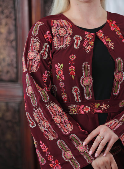 Grace Of Hebron - Embroidered Palestinian Kaftan/Thobe