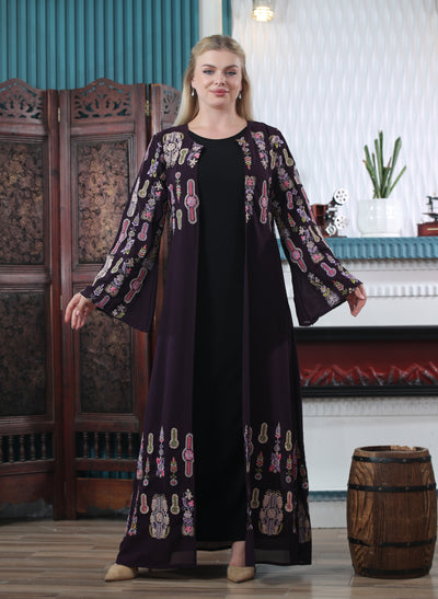 Grace Of Hebron - Embroidered Palestinian Kaftan/Thobe