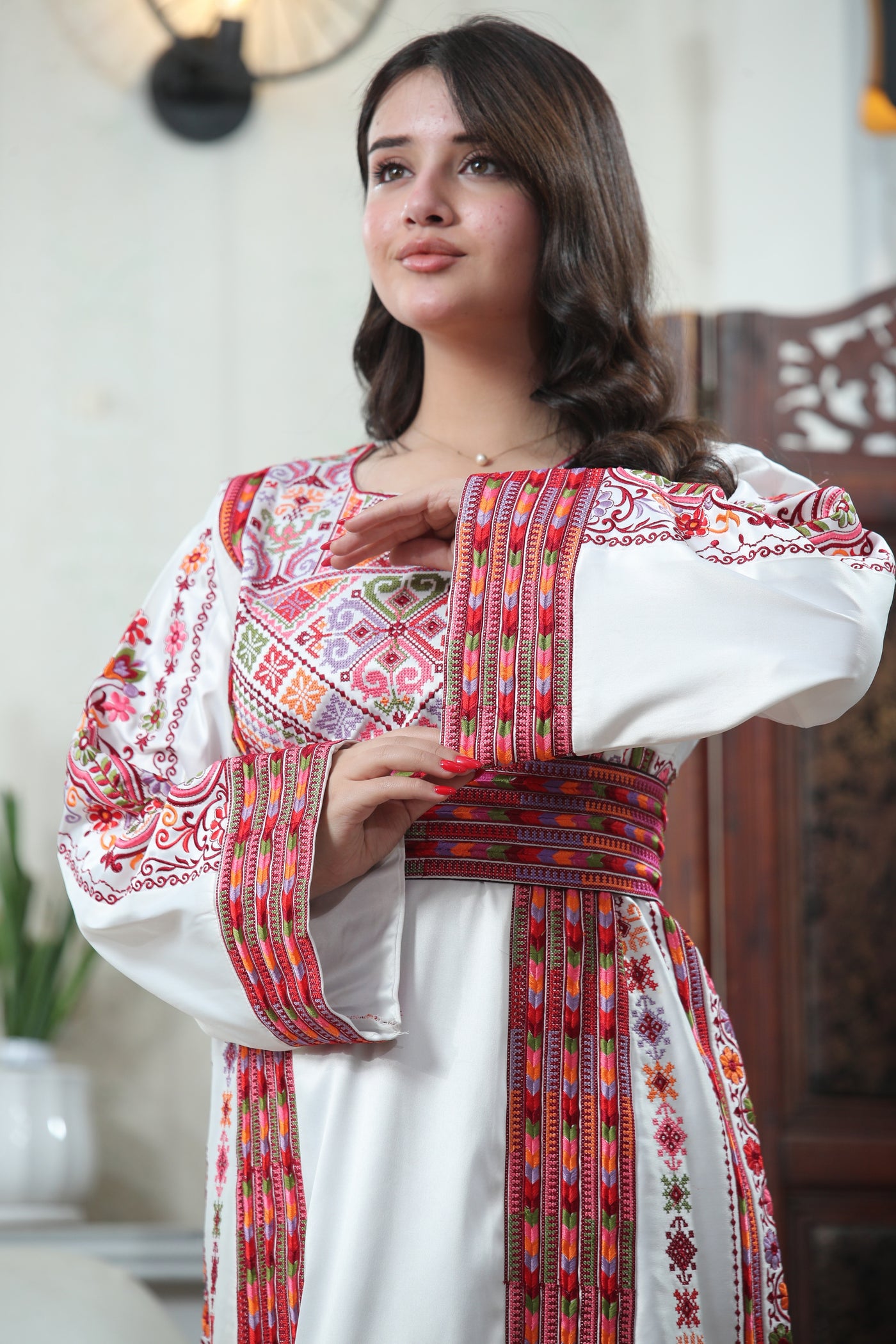 Beam Of Haifa - High Quality Traditional Embroidered Palestinian Thobe