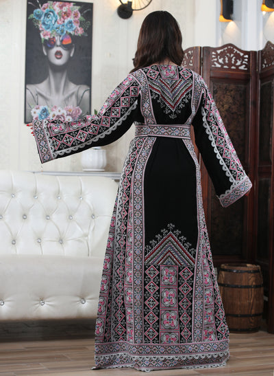 Glow Of Beit Jala Thobe - High Quality Embroidered Palestinian Thobe