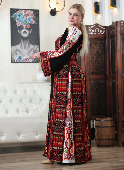 Pearl Of Hebron - High Quality Embroidered Palestinian style Thobe