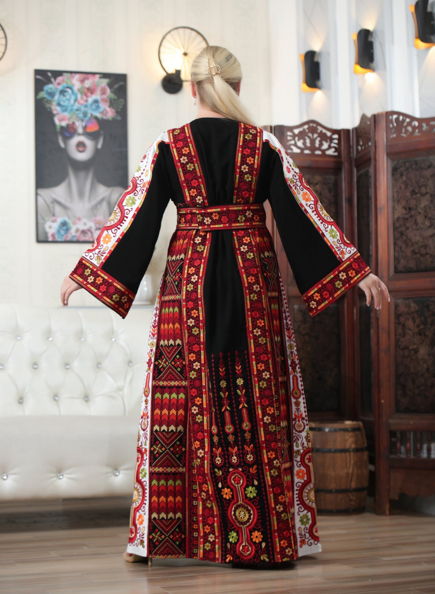 Pearl Of Hebron - High Quality Embroidered Palestinian style Thobe