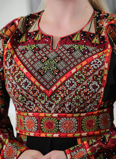 Treasure Of Beit Jala - High Quality Embroidered Palestinian Thobe