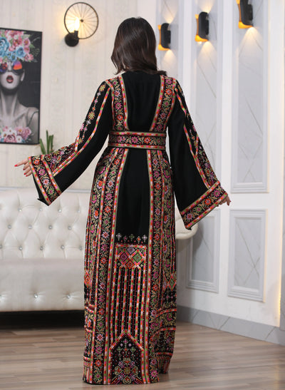 Jewel Of Beit Jala - High Quality Embroidered Palestinian style Thobe - JPK Traditions