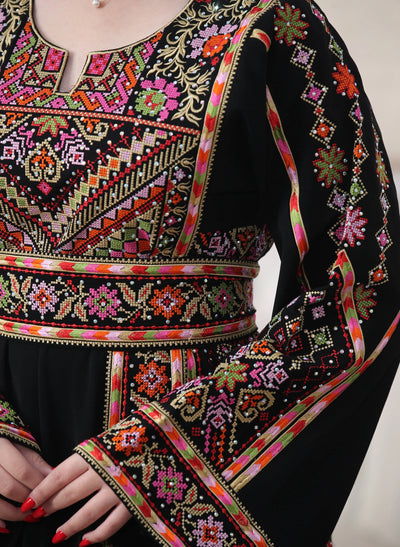 Jewel Of Beit Jala - High Quality Embroidered Palestinian style Thobe - JPK Traditions