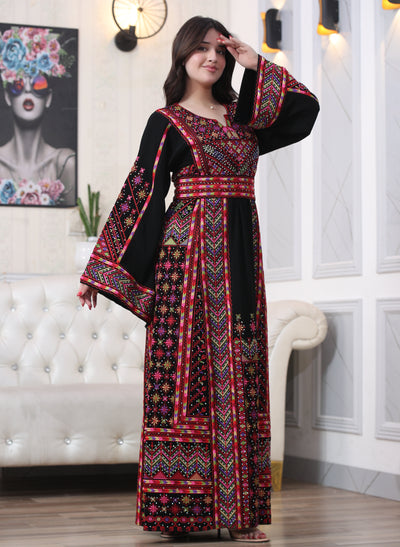 Pearl Of Jenin - High Quality Embroidered Palestinian style Thobe