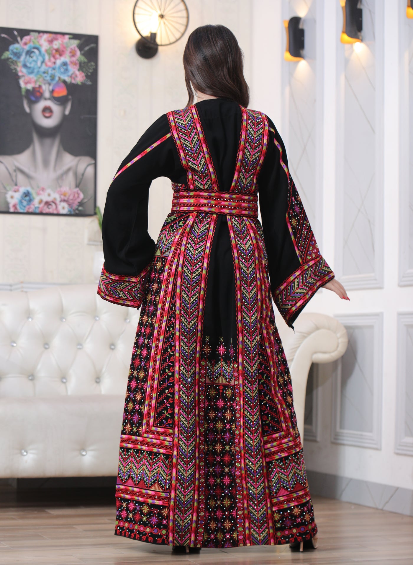 Pearl Of Jenin - High Quality Embroidered Palestinian style Thobe