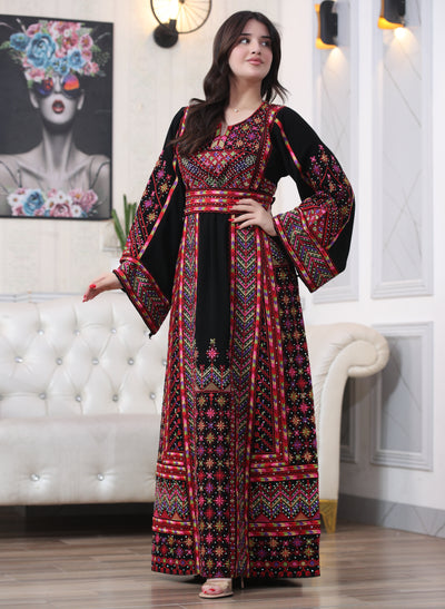 Pearl Of Jenin - High Quality Embroidered Palestinian style Thobe