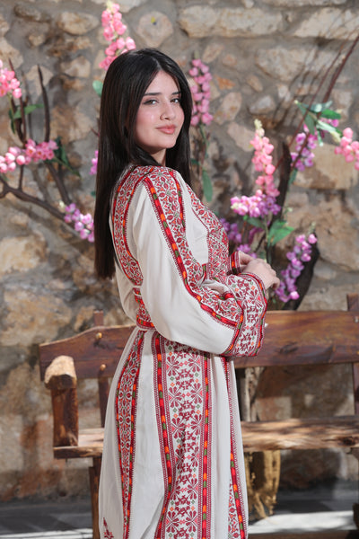 Treasure Of Silwan - High Quality Embroidered Palestinian Kaftan/Thobe