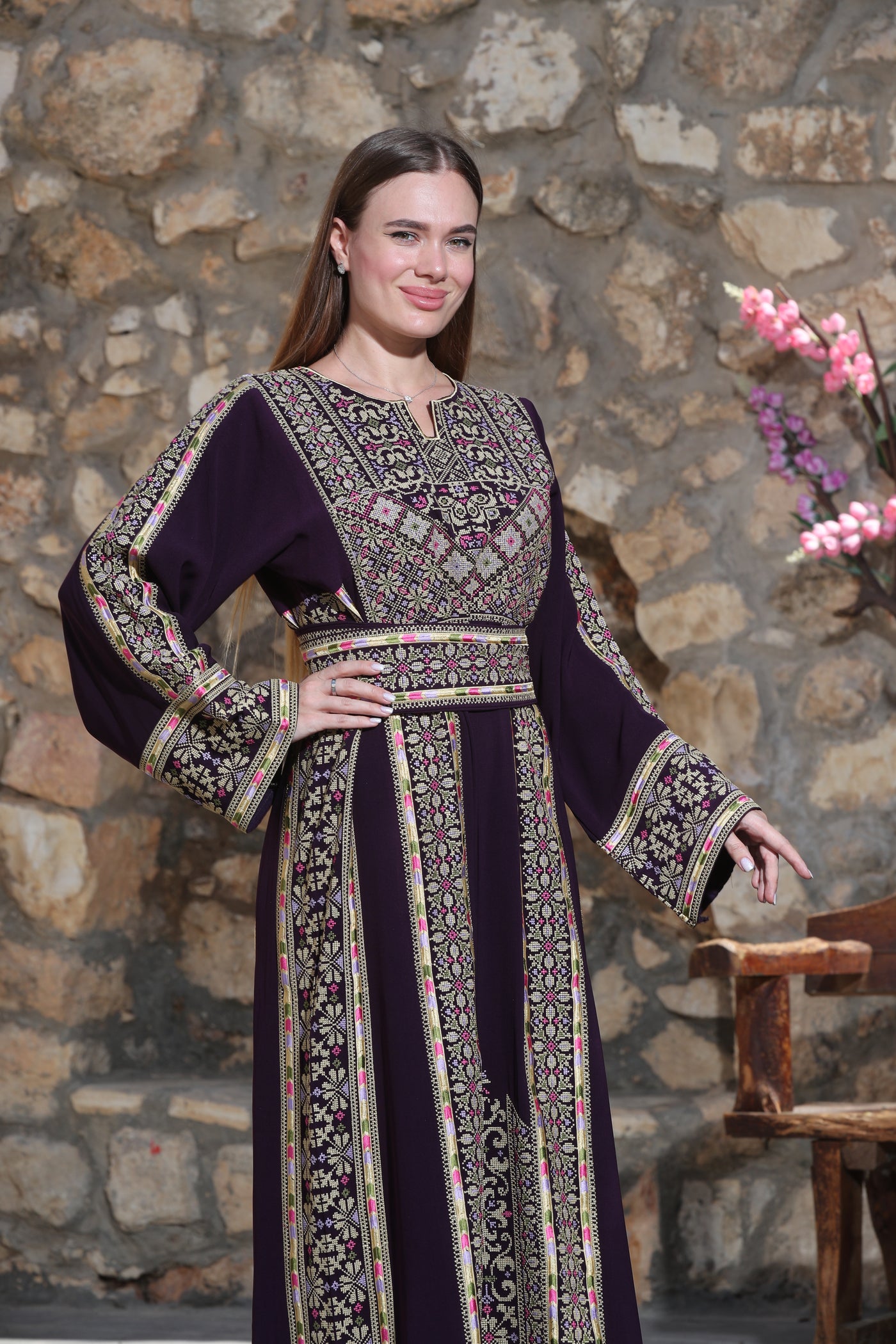 Treasure Of Silwan - High Quality Embroidered Palestinian Kaftan/Thobe