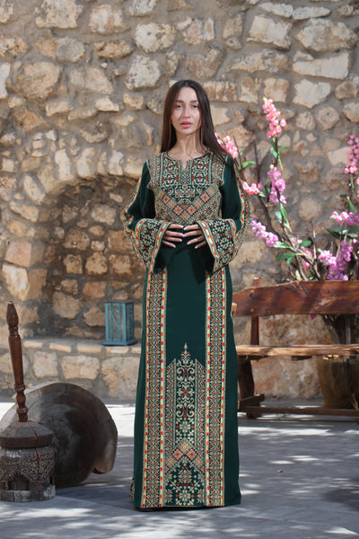 Treasure Of Silwan - High Quality Embroidered Palestinian Kaftan/Thobe