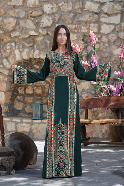 Treasure Of Silwan - High Quality Embroidered Palestinian Kaftan/Thobe