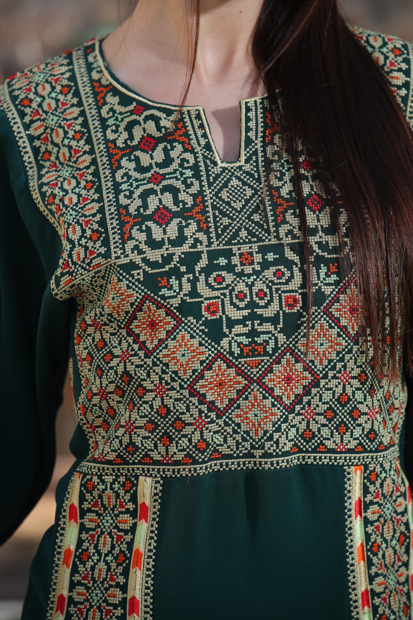 Treasure Of Silwan - High Quality Embroidered Palestinian Kaftan/Thobe