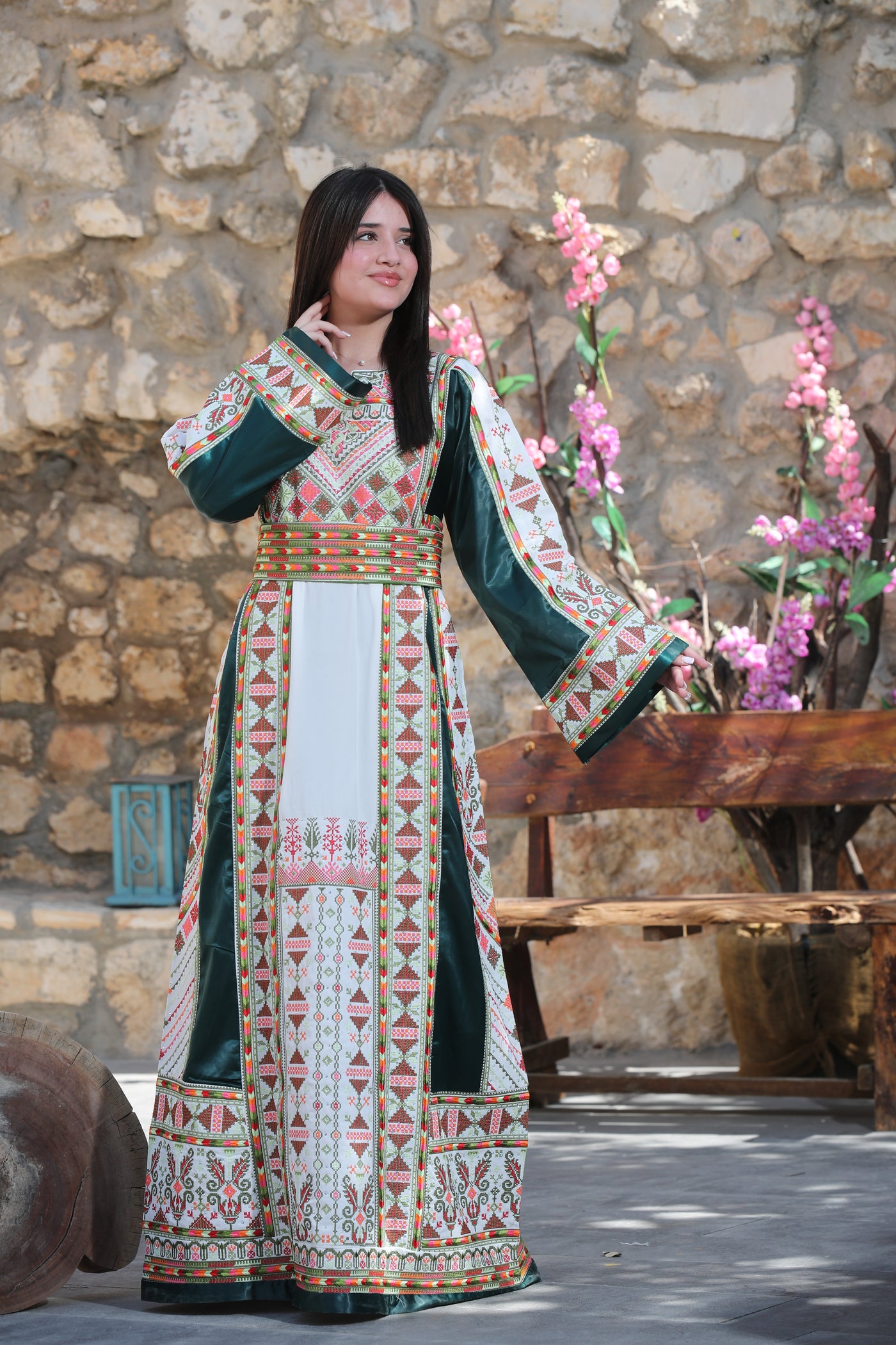 Treasure Of Yafa - High Quality Embroidered Palestinian Kaftan/Thobe