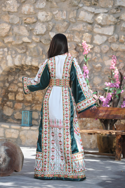 Treasure Of Yafa - High Quality Embroidered Palestinian Kaftan/Thobe