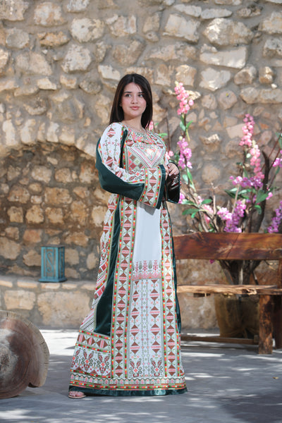 Treasure Of Yafa - High Quality Embroidered Palestinian Kaftan/Thobe