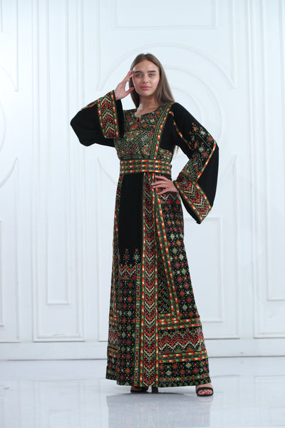 Pearl Of Jenin - High Quality Embroidered Palestinian style Thobe