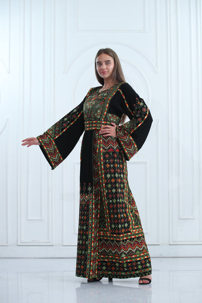 Pearl Of Jenin - High Quality Embroidered Palestinian style Thobe