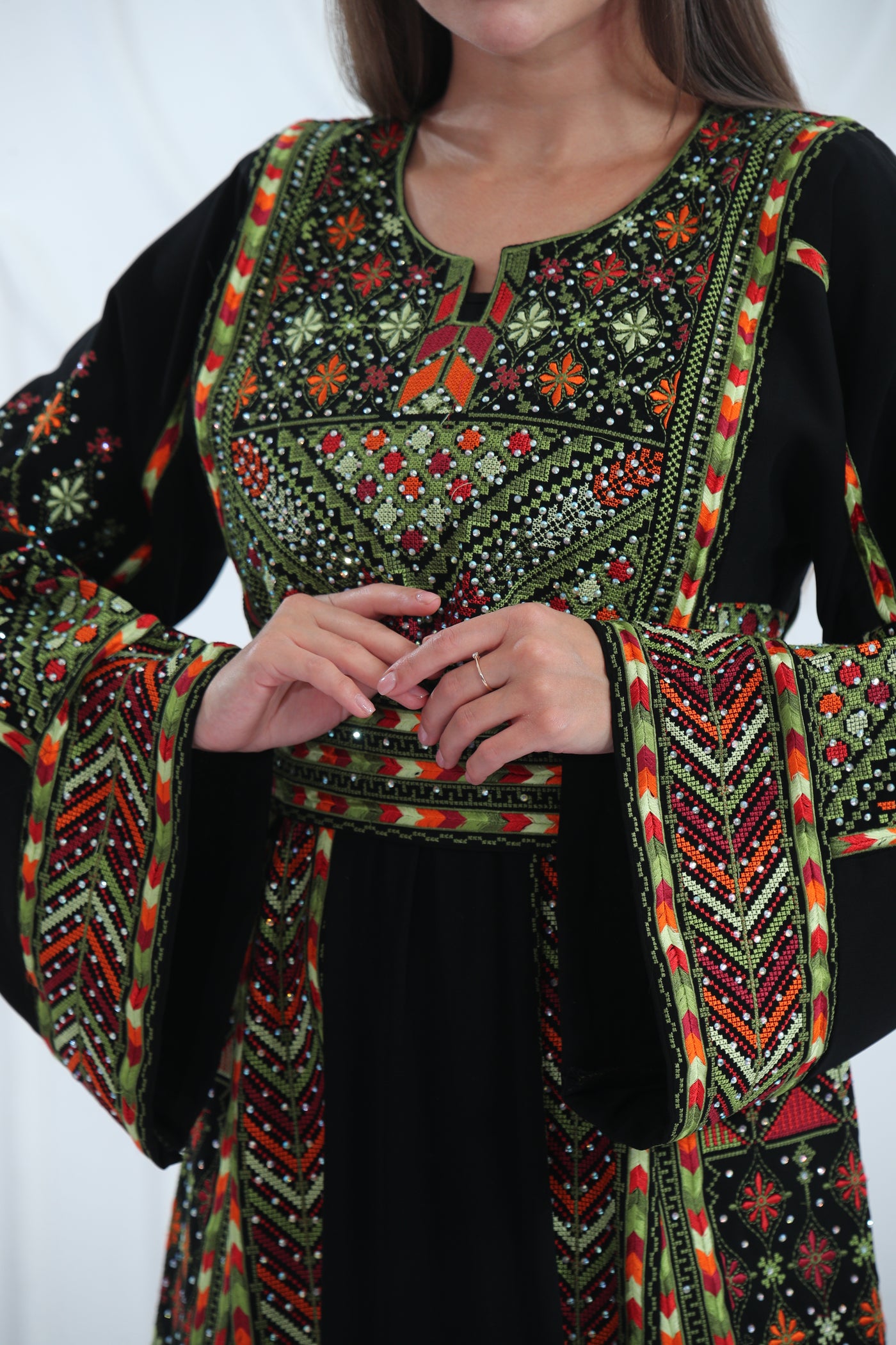 Pearl Of Jenin - High Quality Embroidered Palestinian style Thobe