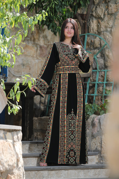 Treasure Of Silwan - High Quality Embroidered Palestinian Kaftan/Thobe