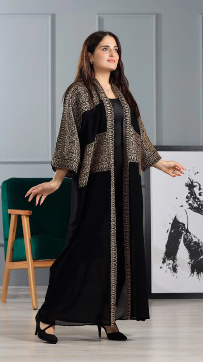 Jericho's اريحا Abaya - Palestinian style Abaya - JPK Traditions