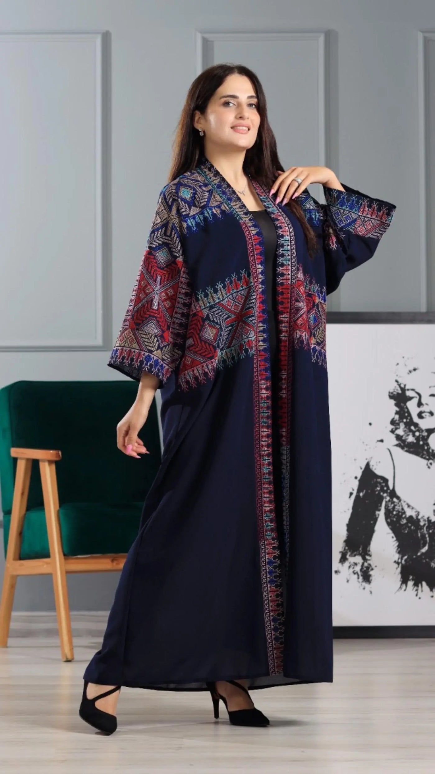 Jericho's اريحا Abaya - Palestinian style Abaya - JPK Traditions