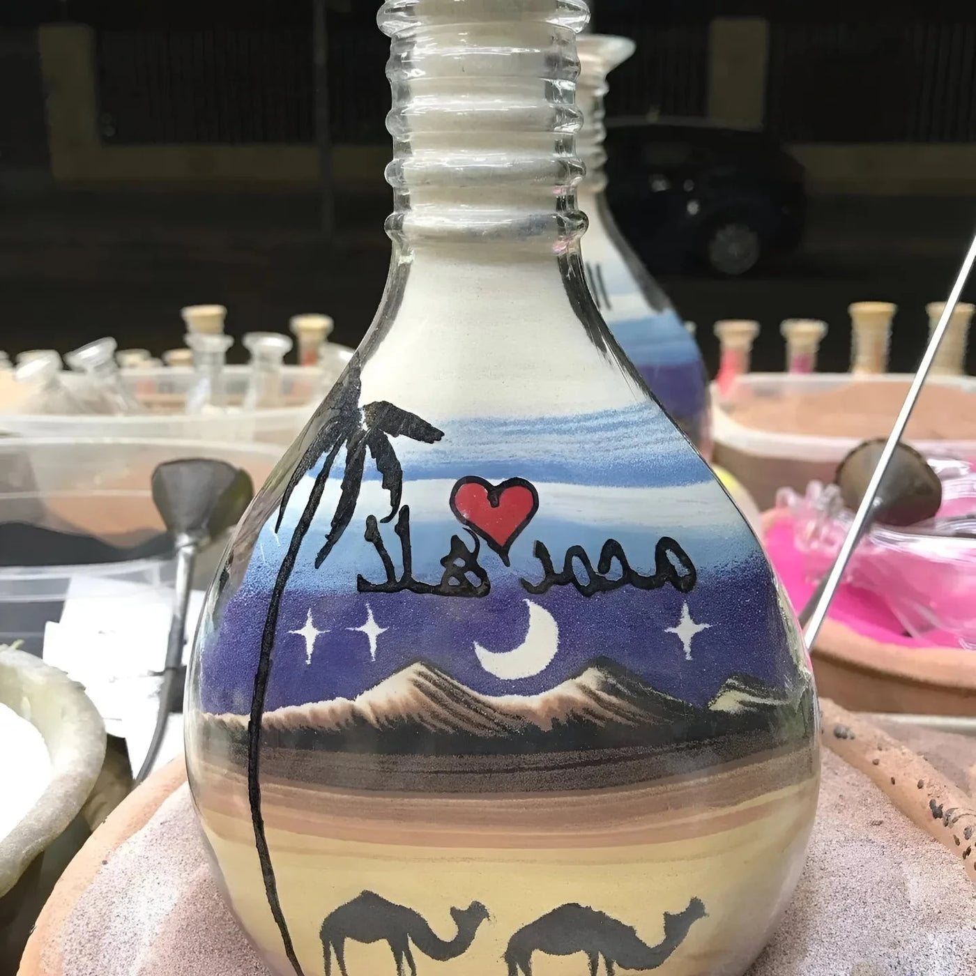 Customisable Handmade Sand bottle Art