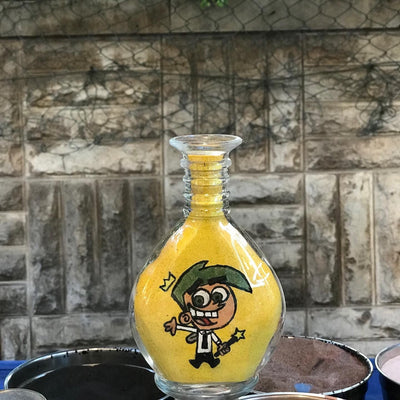 Customisable Handmade Sand bottle Cartoon-Anime Art