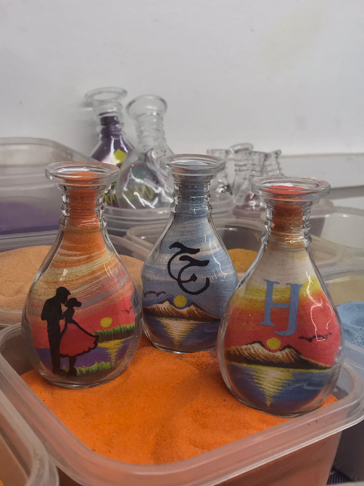 Customisable Handmade Sand bottle Art