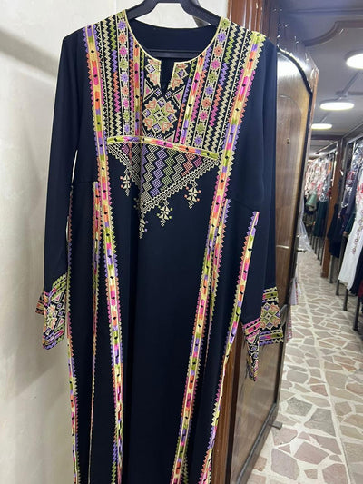 Ramallah Beauty - Embroidered Palestinian Thobe. - JPK Traditions