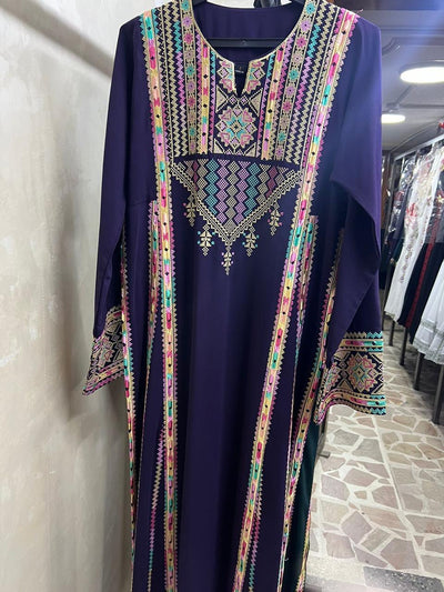 Ramallah Beauty - Embroidered Palestinian Thobe. - JPK Traditions