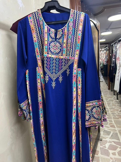 Ramallah Beauty - Embroidered Palestinian Thobe. - JPK Traditions