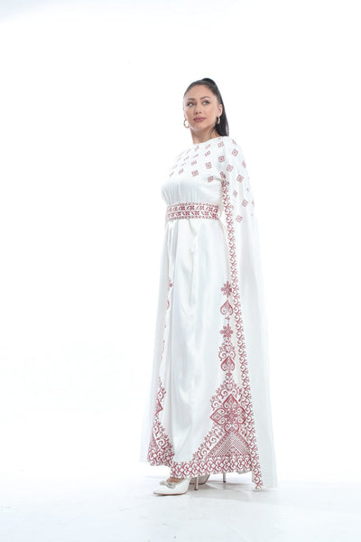 Wings Of Freedom - Embroidered  Palestinian style Dress